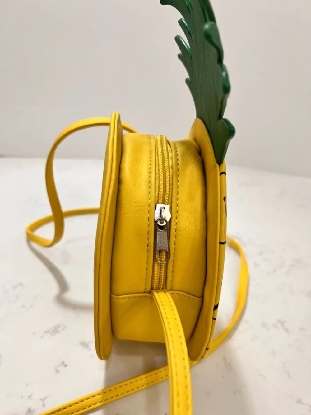 Pineapple Kids Crossbody Bag in Yellow and Green
